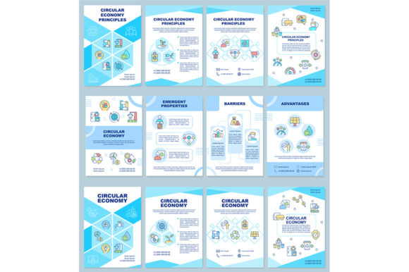 Circular Economy Brochure Templates for Modern Design
