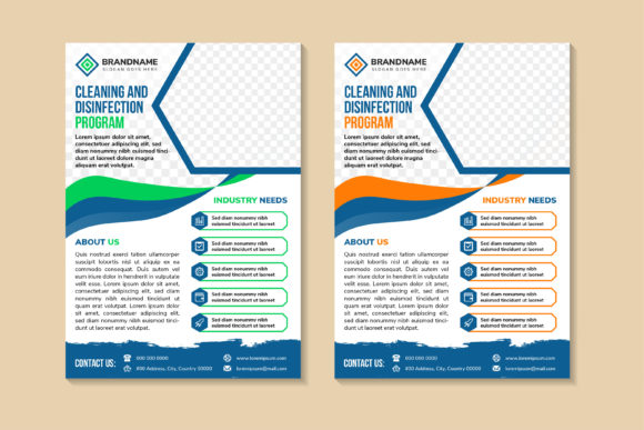 Creating Impactful Marketing with Cleaning Service Program Vertical Flyer