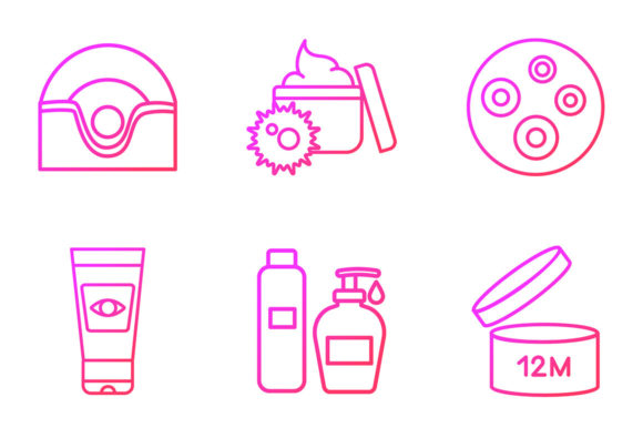 Discover the Versatility of Skin Care Products Gradient Linear Icons
