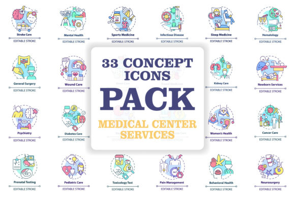 Enhancing Medical Center Services with Concept Icons