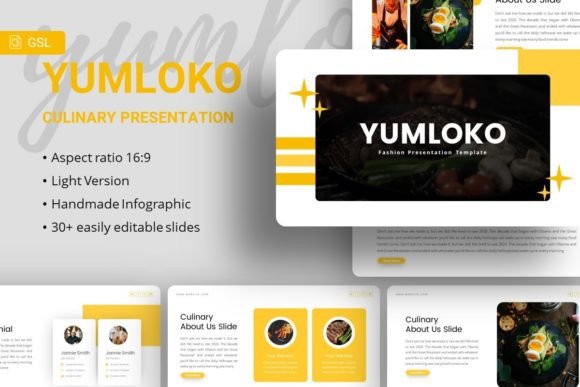 Exploring the Versatility of Yumloko Culinary Google Slides Template