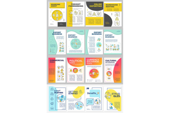 Maximizing Your Business Reach with the Export and Import Brochure Template Set