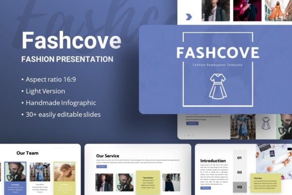 Unleash Your Creativity with Fashcove Fashion Presentation Template