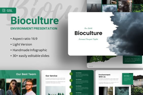 Unlocking Creativity with Google Slides - Biocultur: A Versatile Presentation Template